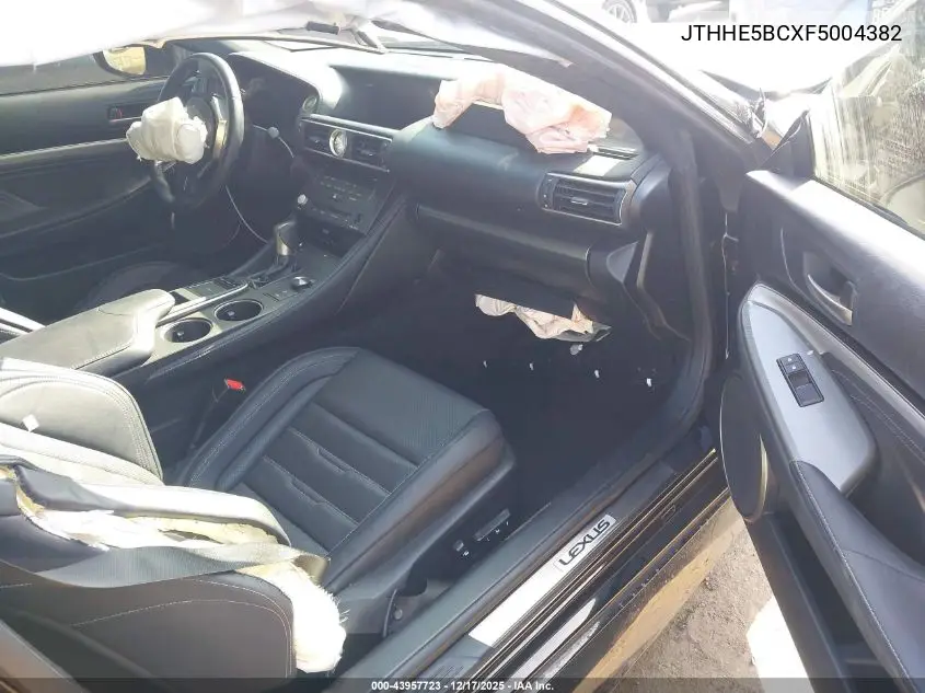 JTHHE5BCXF5004382 2015 Lexus Rc 350