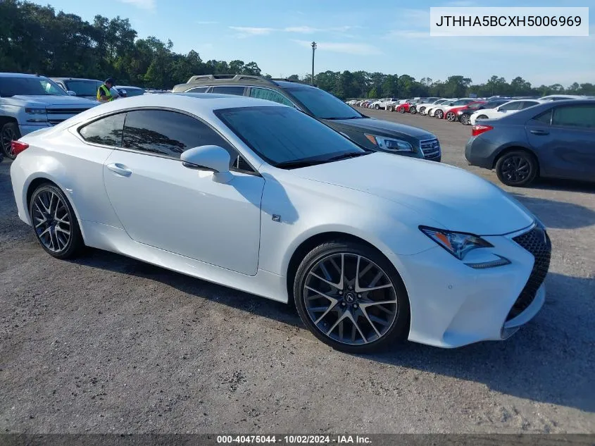 JTHHA5BCXH5006969 2017 Lexus Rc 200T