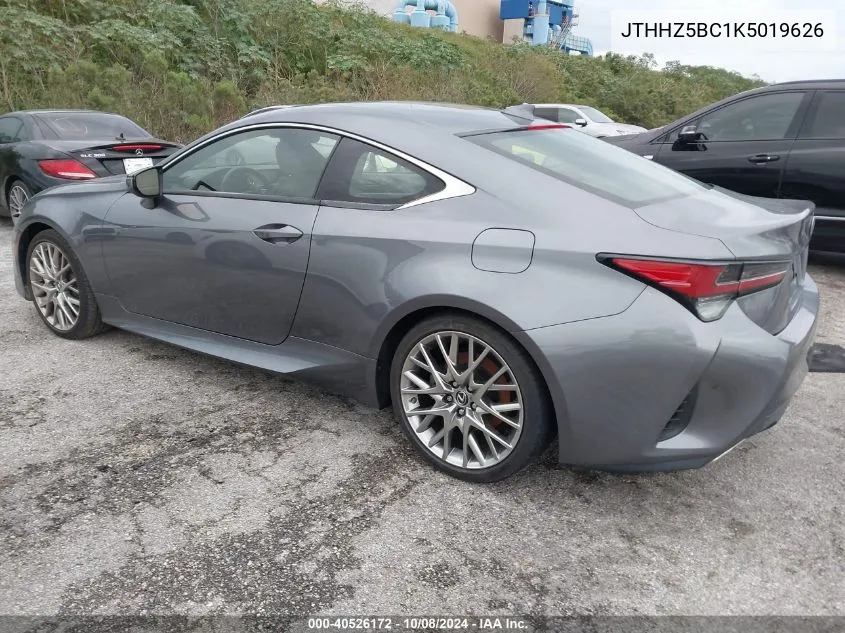 JTHHZ5BC1K5019626 2019 Lexus Rc 350