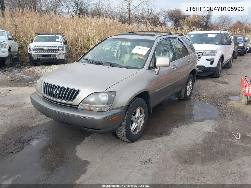 JT6HF10U4Y0105993 2000 Lexus Rx 300