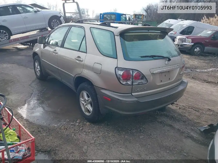 JT6HF10U4Y0105993 2000 Lexus Rx 300