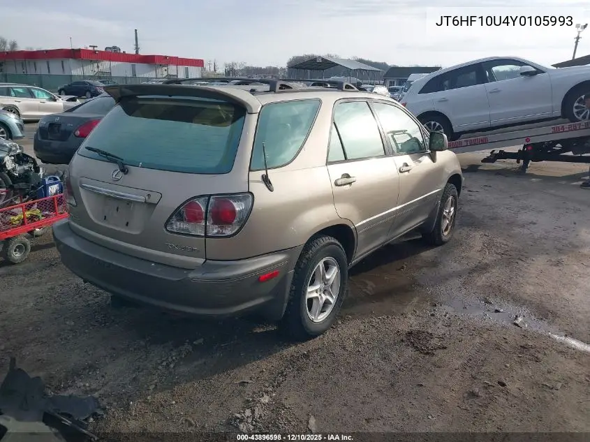 JT6HF10U4Y0105993 2000 Lexus Rx 300