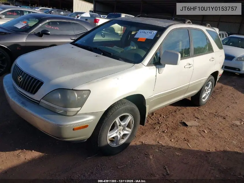 JT6HF10U1Y0153757 2000 Lexus Rx 300
