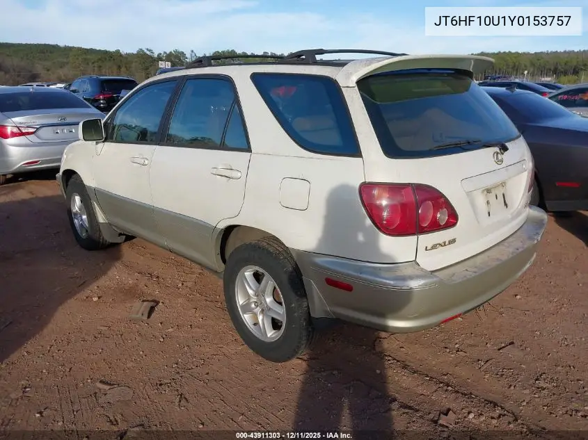 JT6HF10U1Y0153757 2000 Lexus Rx 300