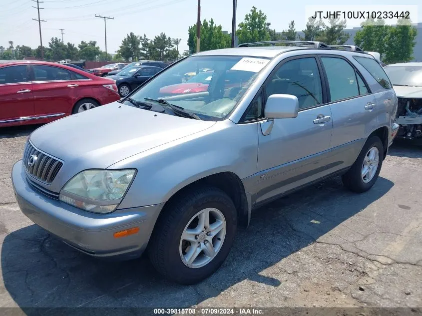 JTJHF10UX10233442 2001 Lexus Rx 300