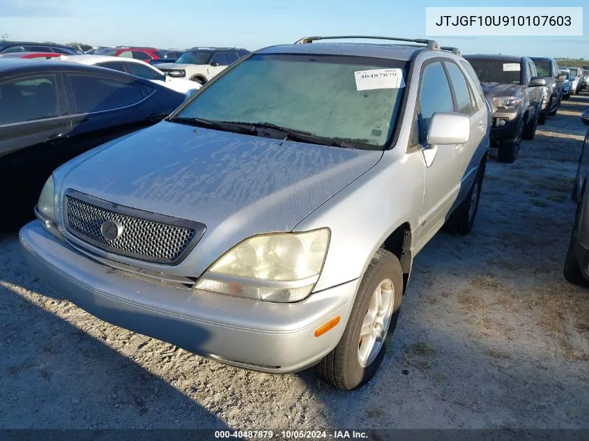 JTJGF10U910107603 2001 Lexus Rx 300