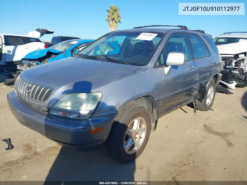JTJGF10U910112977 2001 Lexus Rx 300