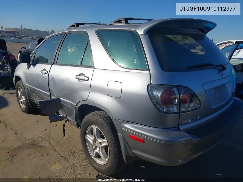 JTJGF10U910112977 2001 Lexus Rx 300