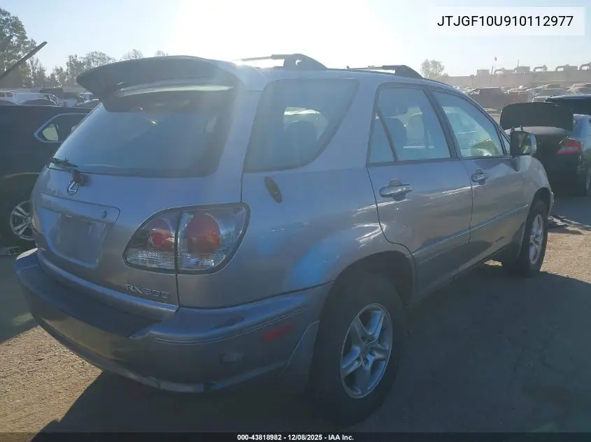 JTJGF10U910112977 2001 Lexus Rx 300