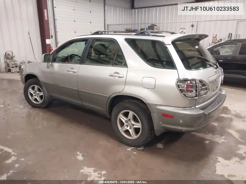 JTJHF10U610233583 2001 Lexus Rx 300