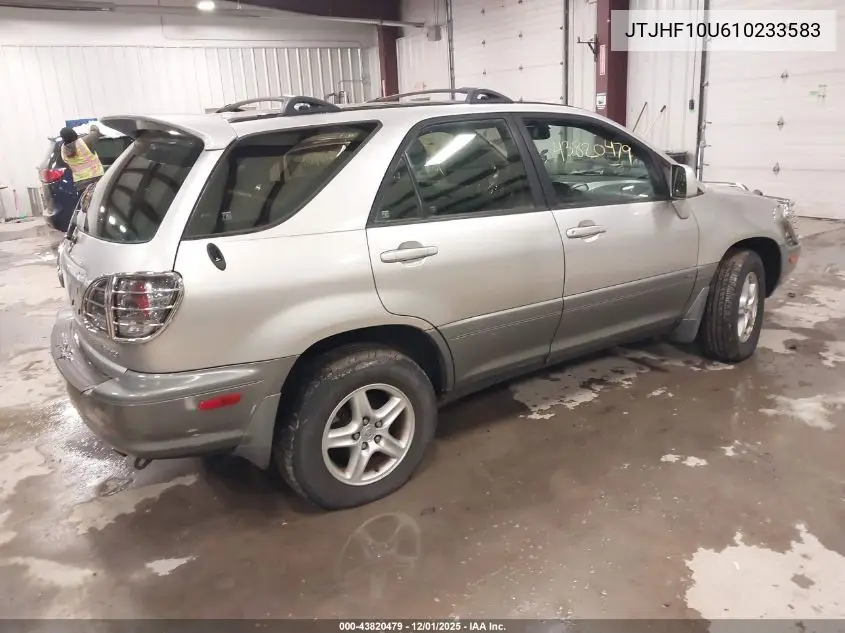 JTJHF10U610233583 2001 Lexus Rx 300