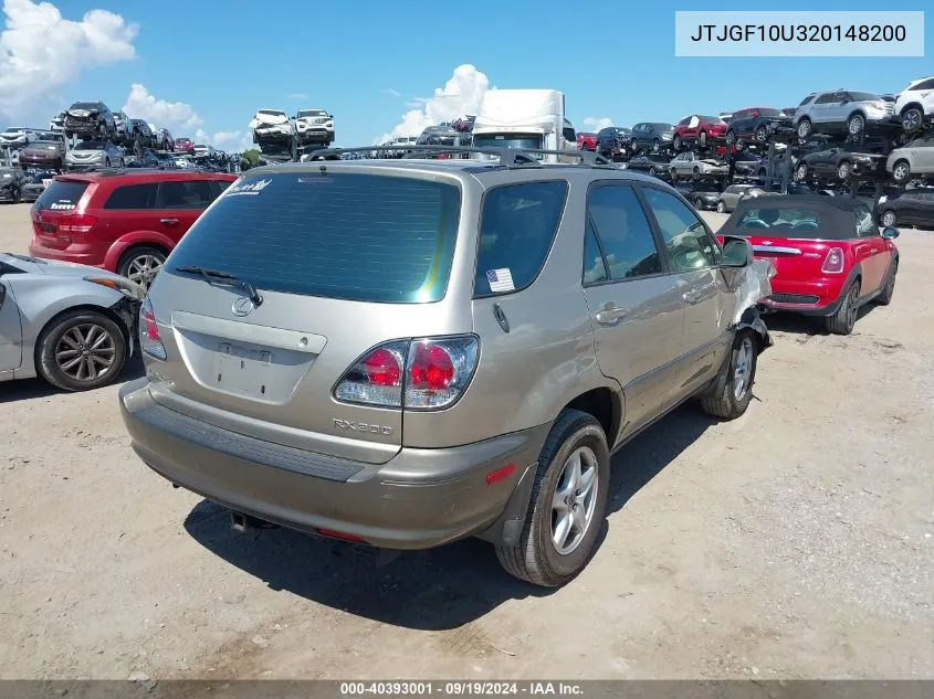 JTJGF10U320148200 2002 Lexus Rx 300