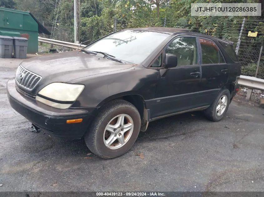 JTJHF10U120286385 2002 Lexus Rx 300