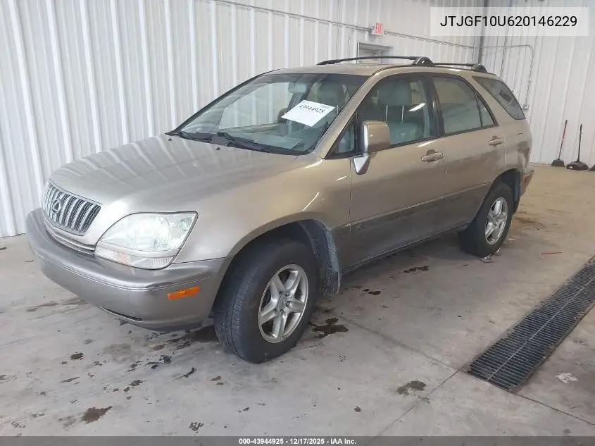 JTJGF10U620146229 2002 Lexus Rx 300
