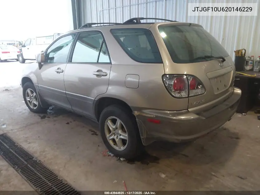 JTJGF10U620146229 2002 Lexus Rx 300