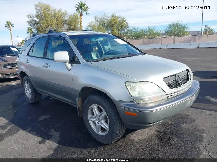 JTJGF10U620125011 2002 Lexus Rx 300