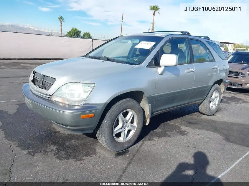 JTJGF10U620125011 2002 Lexus Rx 300