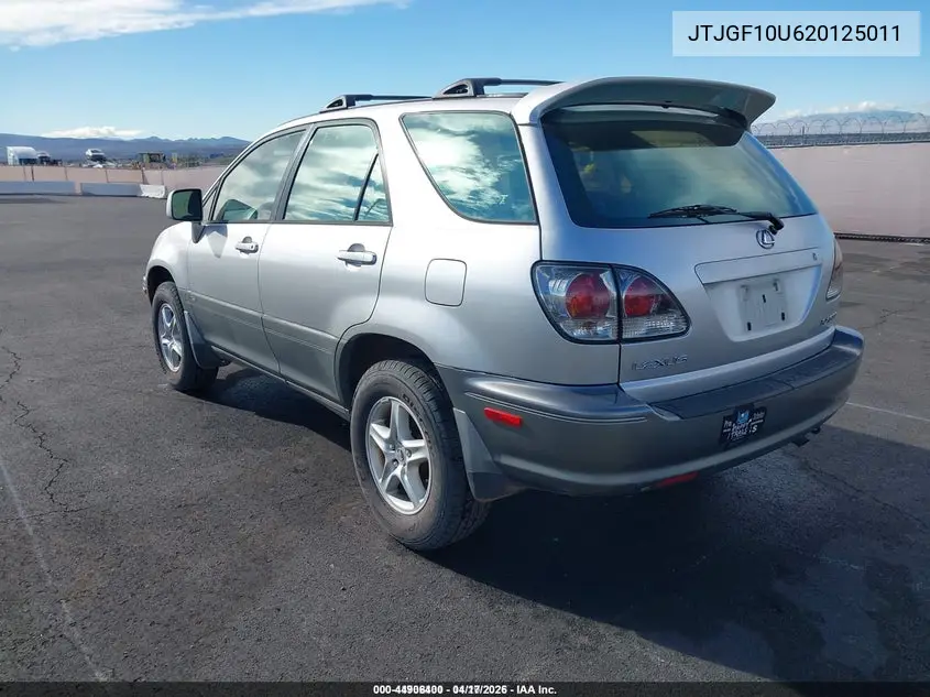 JTJGF10U620125011 2002 Lexus Rx 300