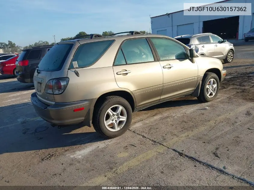 JTJGF10U630157362 2003 Lexus Rx 300