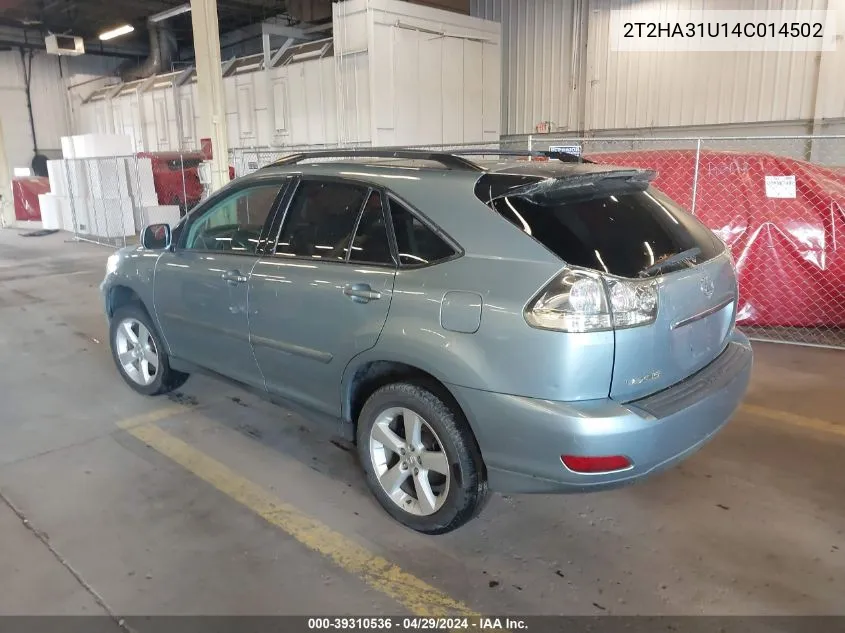 2T2HA31U14C014502 2004 Lexus Rx 330