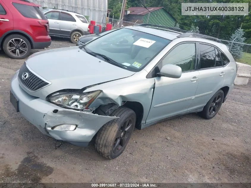 JTJHA31UX40038132 2004 Lexus Rx 330