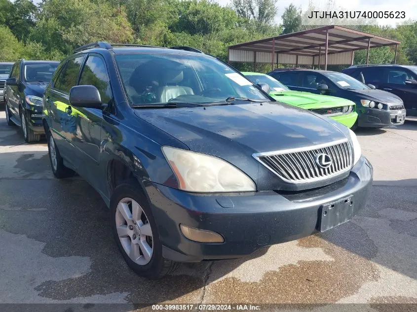 JTJHA31U740005623 2004 Lexus Rx 330