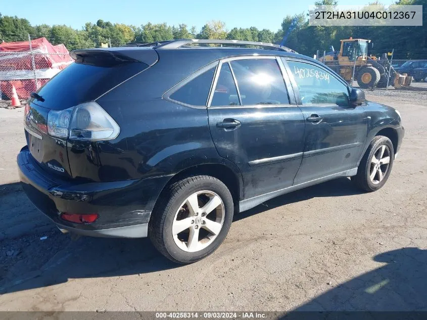 2T2HA31U04C012367 2004 Lexus Rx 330