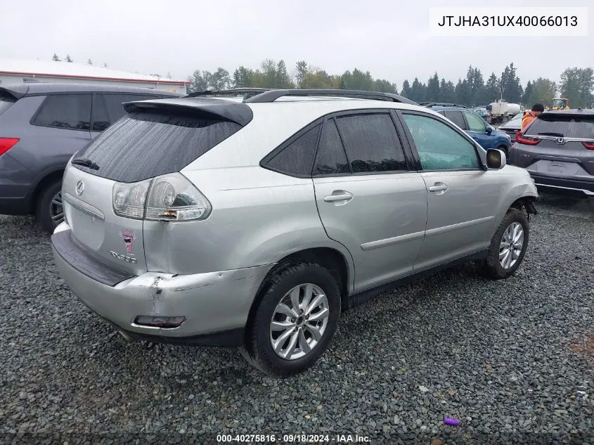 JTJHA31UX40066013 2004 Lexus Rx 330