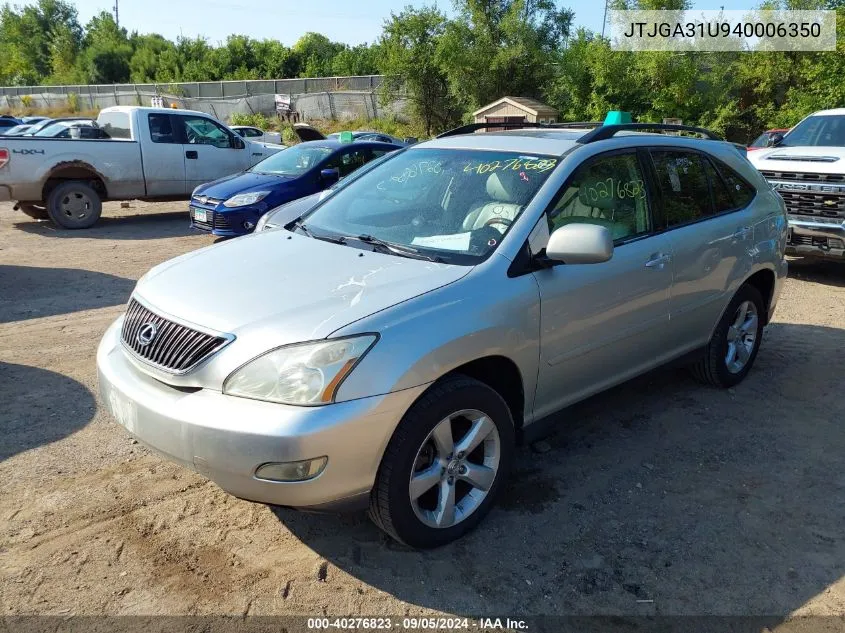 JTJGA31U940006350 2004 Lexus Rx 330