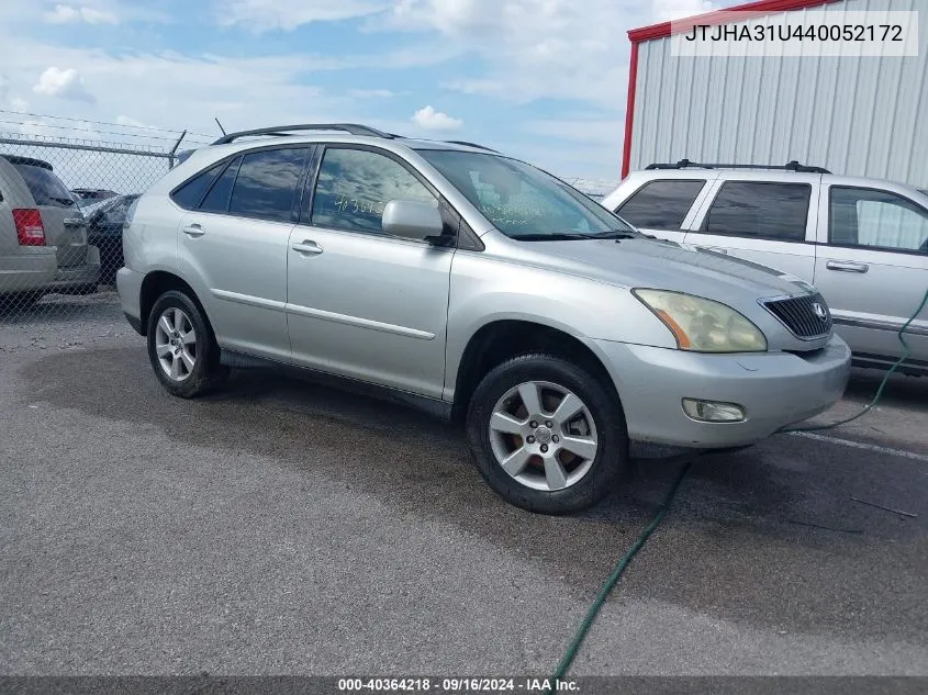 JTJHA31U440052172 2004 Lexus Rx 330