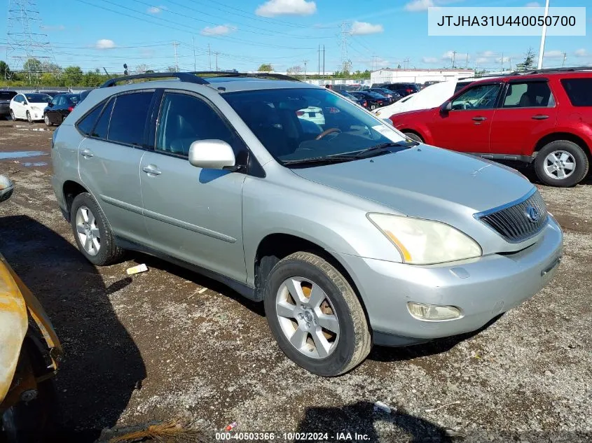 JTJHA31U440050700 2004 Lexus Rx 330