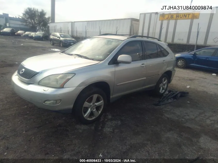 JTJHA31U840009874 2004 Lexus Rx 330