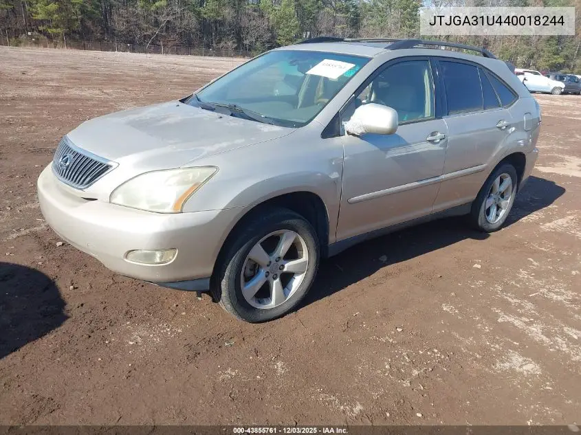 JTJGA31U440018244 2004 Lexus Rx 330