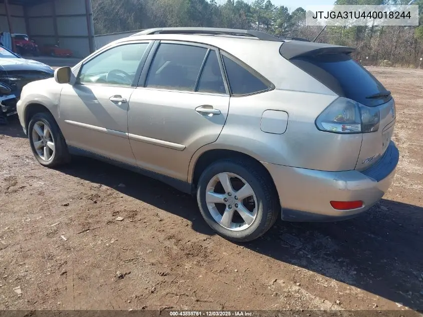 JTJGA31U440018244 2004 Lexus Rx 330