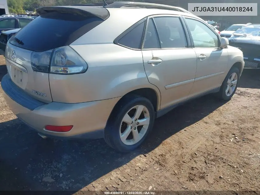 JTJGA31U440018244 2004 Lexus Rx 330