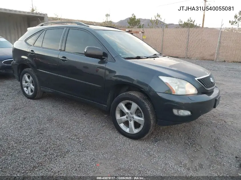 JTJHA31U540055081 2004 Lexus Rx 330