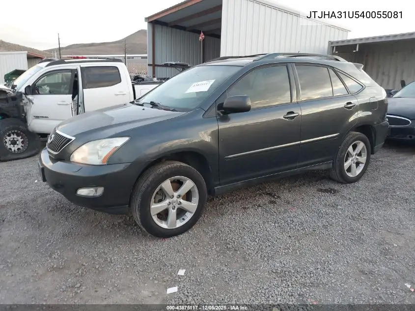 JTJHA31U540055081 2004 Lexus Rx 330