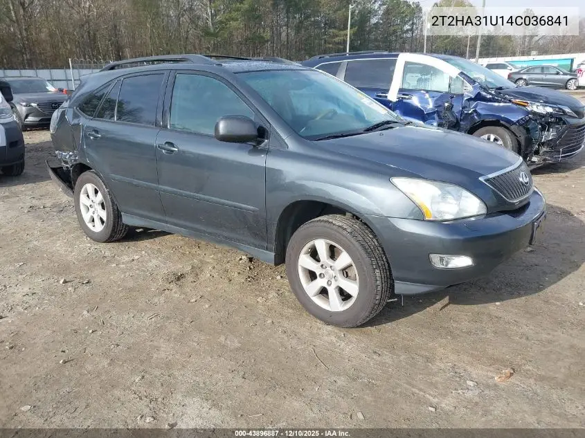 2T2HA31U14C036841 2004 Lexus Rx 330