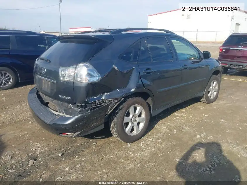 2T2HA31U14C036841 2004 Lexus Rx 330