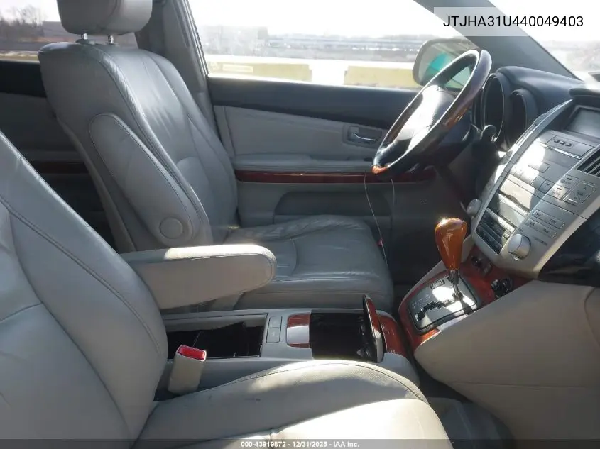 JTJHA31U440049403 2004 Lexus Rx 330