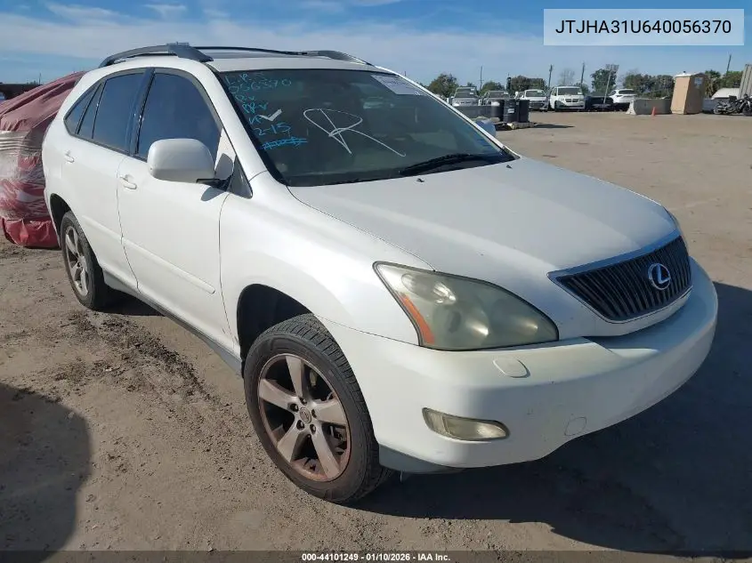 JTJHA31U640056370 2004 Lexus Rx 330