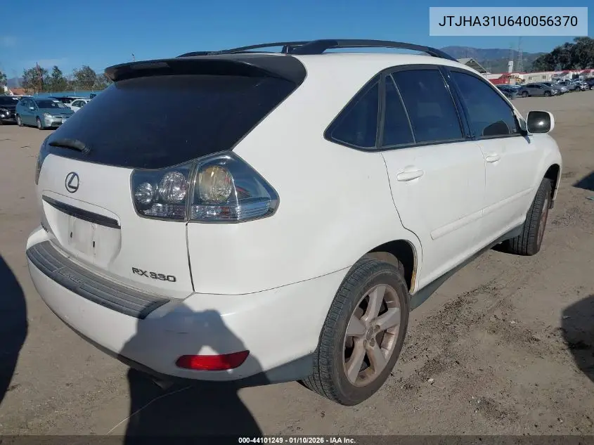 JTJHA31U640056370 2004 Lexus Rx 330