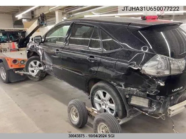 JTJHA31U650077222 2005 Lexus Rx 330