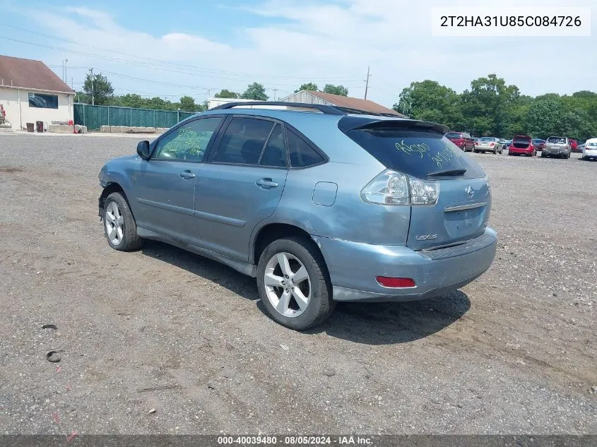 2T2HA31U85C084726 2005 Lexus Rx 330