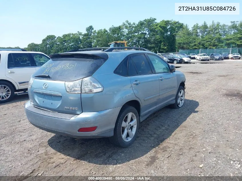 2T2HA31U85C084726 2005 Lexus Rx 330