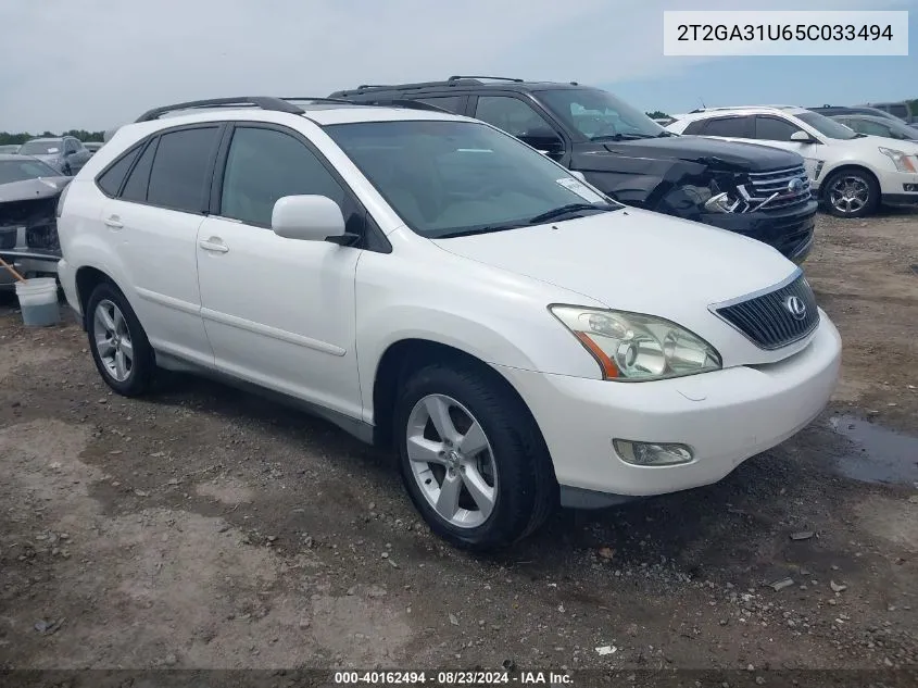 2T2GA31U65C033494 2005 Lexus Rx 330