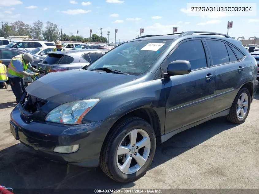 2T2GA31U35C032304 2005 Lexus Rx 330