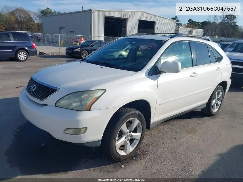 2T2GA31U66C047557 2006 Lexus Rx 330