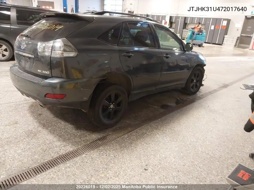 JTJHK31U472017640 2007 Lexus Rx350