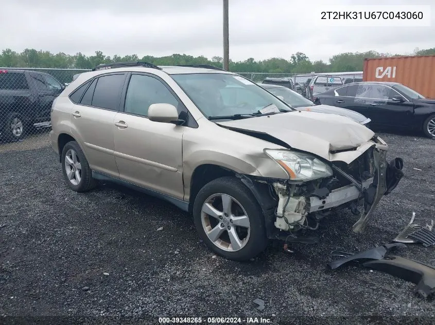 2T2HK31U67C043060 2007 Lexus Rx 350